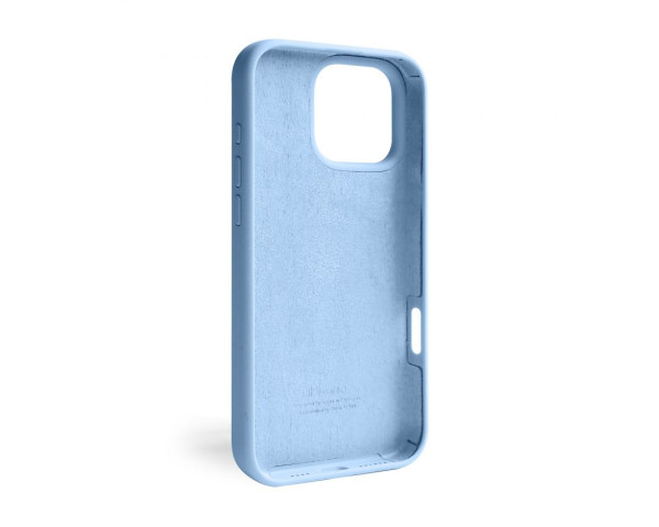 Чохол Full Silicone Case для Apple iPhone 16 Pro Max light blue (05)