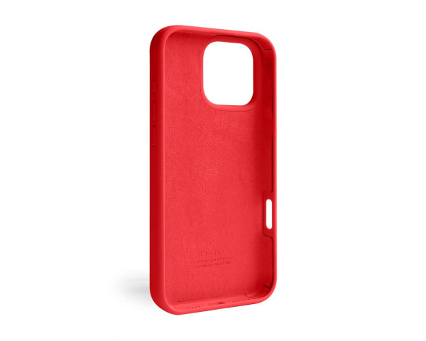Чехол Full Silicone Case для Apple iPhone 16 Pro Max red (14)