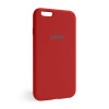 Чохол Full Silicone Case для Apple iPhone 6, 6s red (14)