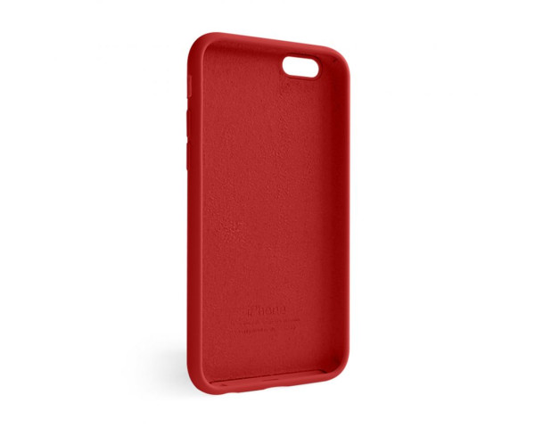 Чохол Full Silicone Case для Apple iPhone 6, 6s red (14)