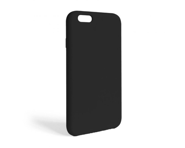 Чохол Full Silicone Case для Apple iPhone 6, 6s black (18) (без логотипу)