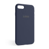 Чехол Full Silicone Case для Apple iPhone 7, 8, SE 2020 dark blue (08)