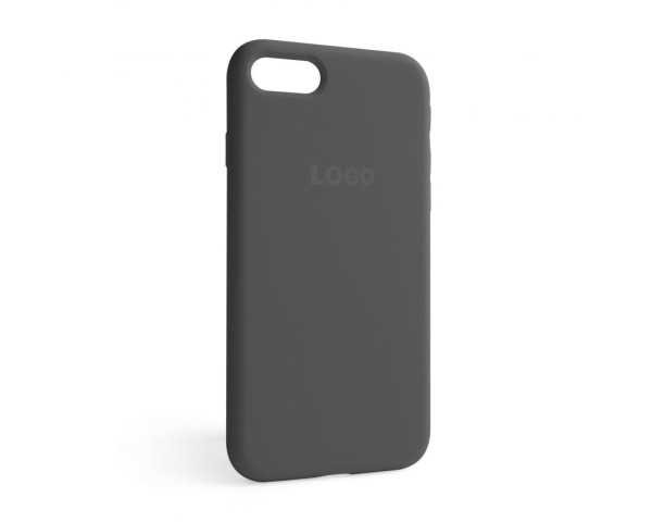 Чехол Full Silicone Case для Apple iPhone 7, 8, SE 2020 dark grey (15)
