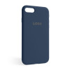 Чехол Full Silicone Case для Apple iPhone 7, 8, SE 2020 blue cobalt (36)