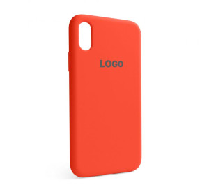 Чохол Full Silicone Case для Apple iPhone X, Xs apricot (02)