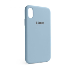 Чохол Full Silicone Case для Apple iPhone X, Xs light blue (05)