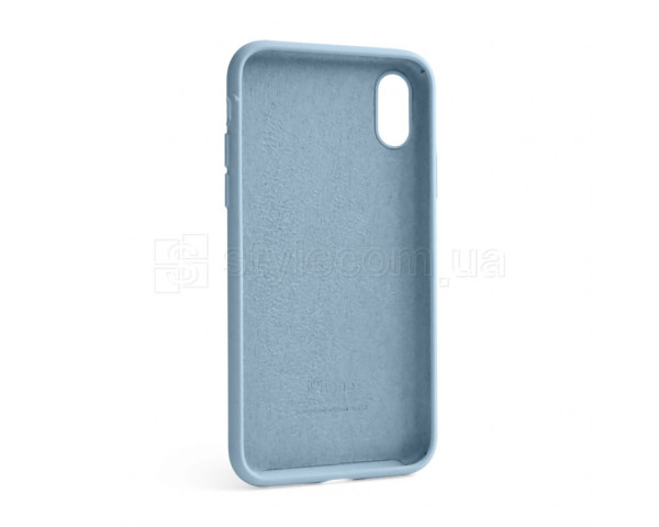 Чохол Full Silicone Case для Apple iPhone X, Xs light blue (05)