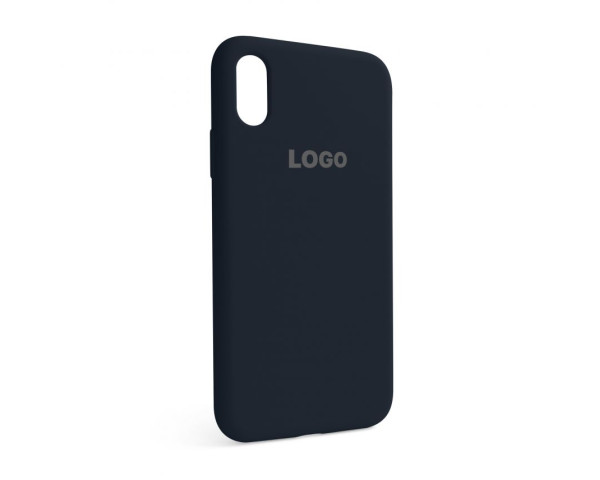 Чохол Full Silicone Case для Apple iPhone X, Xs dark blue (08)
