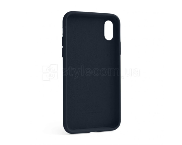 Чохол Full Silicone Case для Apple iPhone X, Xs dark blue (08)