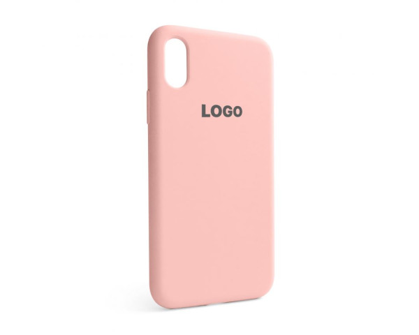 Чохол Full Silicone Case для Apple iPhone X, Xs light pink (12)
