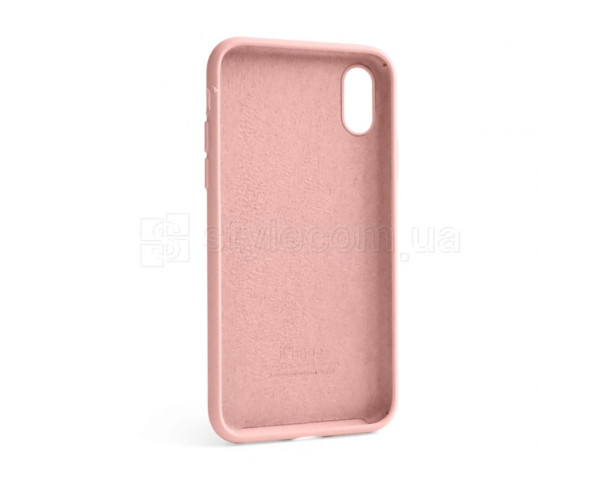 Чохол Full Silicone Case для Apple iPhone X, Xs light pink (12)