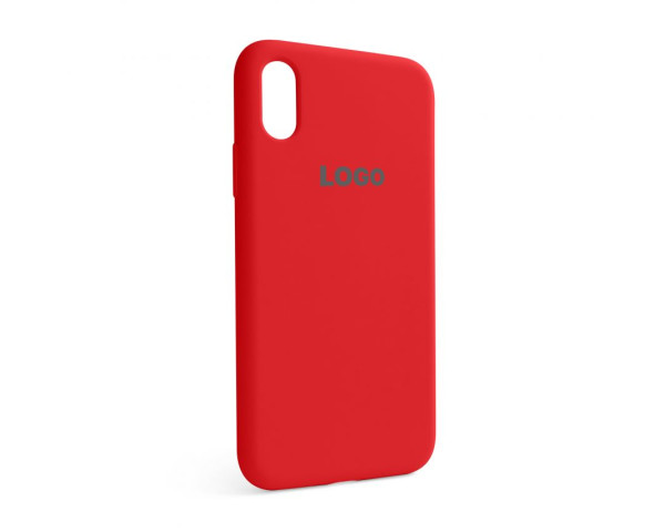 Чохол Full Silicone Case для Apple iPhone X, Xs red (14)