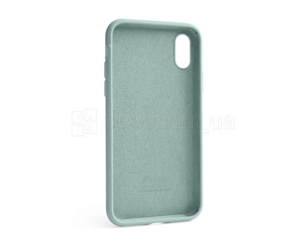 Чохол Full Silicone Case для Apple iPhone X, Xs turquoise (17)