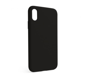 Чохол Full Silicone Case для Apple iPhone X, Xs black (18) (без логотипу)