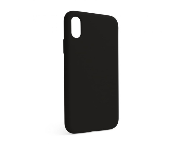 Чохол Full Silicone Case для Apple iPhone X, Xs black (18) (без логотипу)