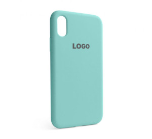 Чохол Full Silicone Case для Apple iPhone X, Xs sea blue (21)