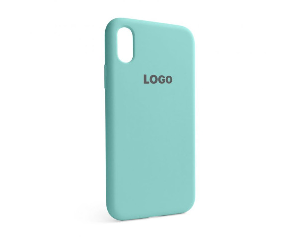 Чохол Full Silicone Case для Apple iPhone X, Xs sea blue (21)