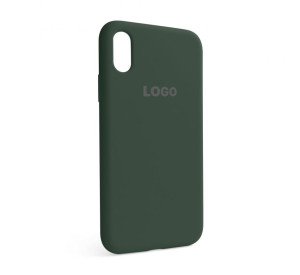 Чохол Full Silicone Case для Apple iPhone X, Xs atrovirens green (54)