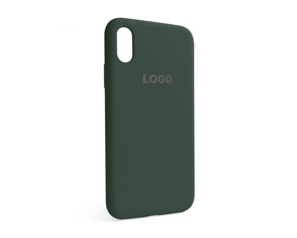 Чохол Full Silicone Case для Apple iPhone X, Xs atrovirens green (54)