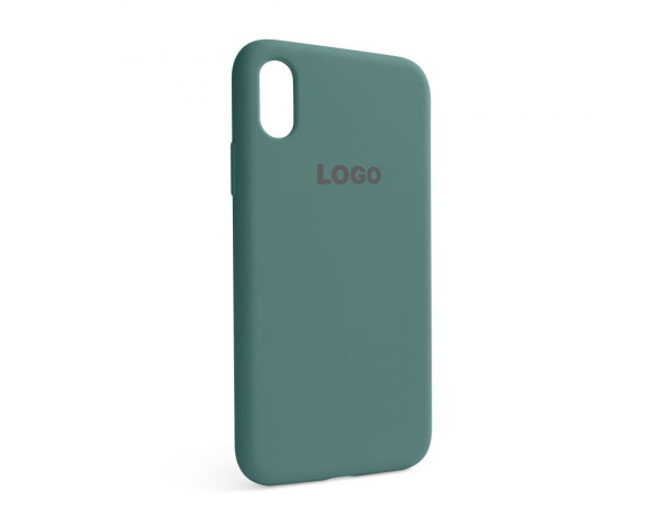 Чохол Full Silicone Case для Apple iPhone X, Xs pine green (55)