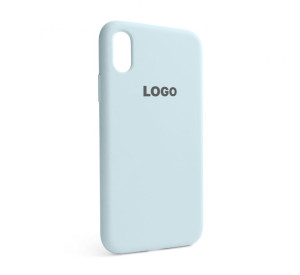 Чохол Full Silicone Case для Apple iPhone X, Xs sky blue (58)