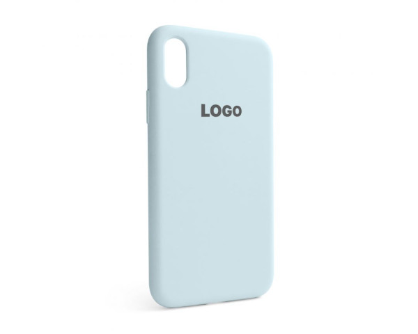 Чохол Full Silicone Case для Apple iPhone X, Xs sky blue (58)