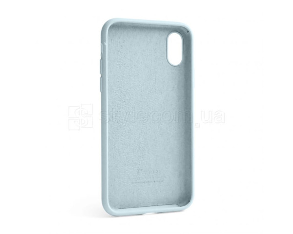 Чохол Full Silicone Case для Apple iPhone X, Xs sky blue (58)