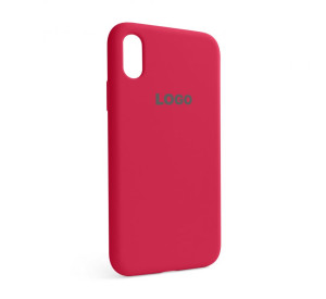 Чохол Full Silicone Case для Apple iPhone X, Xs pomegranate (59)