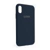 Чехол Full Silicone Case для Apple iPhone X, Xs deep navy (68)