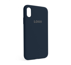 Чохол Full Silicone Case для Apple iPhone X, Xs deep navy (68)