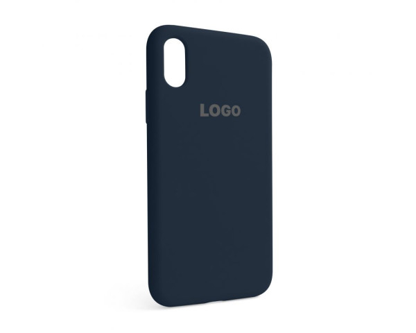 Чехол Full Silicone Case для Apple iPhone X, Xs deep navy (68)
