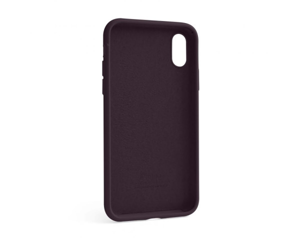 Чохол Full Silicone Case для Apple iPhone X elderberry (69)