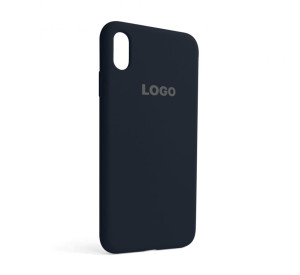 Чохол Full Silicone Case для Apple iPhone Xs Max dark blue (08)