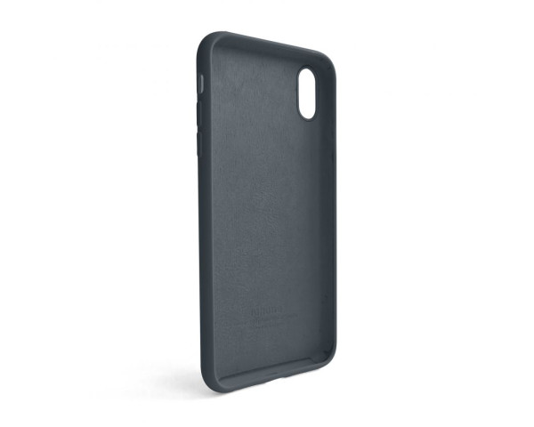 Чохол Full Silicone Case для Apple iPhone Xs Max dark grey (15)