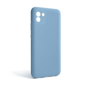 Чохол Full Silicone Case для Samsung Galaxy A03/A035 (2021) light blue (05) (без логотипу)