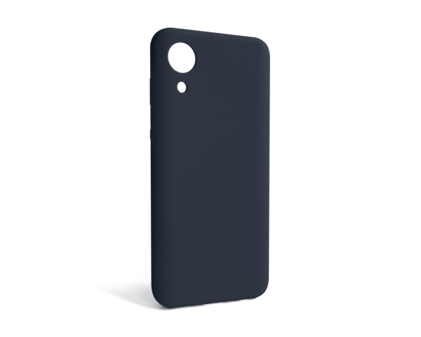 Чехол Full Silicone Case для Samsung Galaxy A03 Core/A032 (2021) dark blue (08) (без логотипа)
