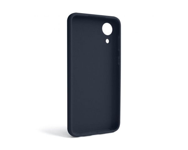 Чехол Full Silicone Case для Samsung Galaxy A03 Core/A032 (2021) dark blue (08) (без логотипа)