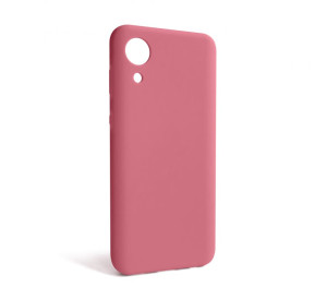 Чохол Full Silicone Case для Samsung Galaxy A03 Core/A032 (2021) light pink (12) (без логотипу)