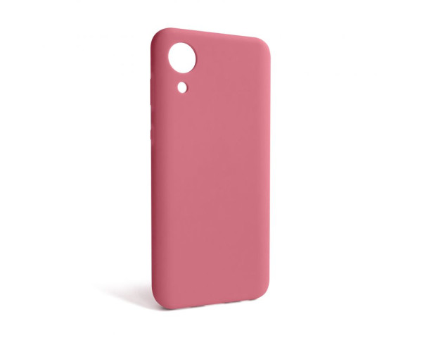 Чехол Full Silicone Case для Samsung Galaxy A03 Core/A032 (2021) light pink (12) (без логотипа)