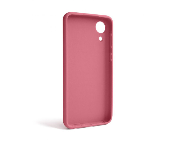 Чехол Full Silicone Case для Samsung Galaxy A03 Core/A032 (2021) light pink (12) (без логотипа)