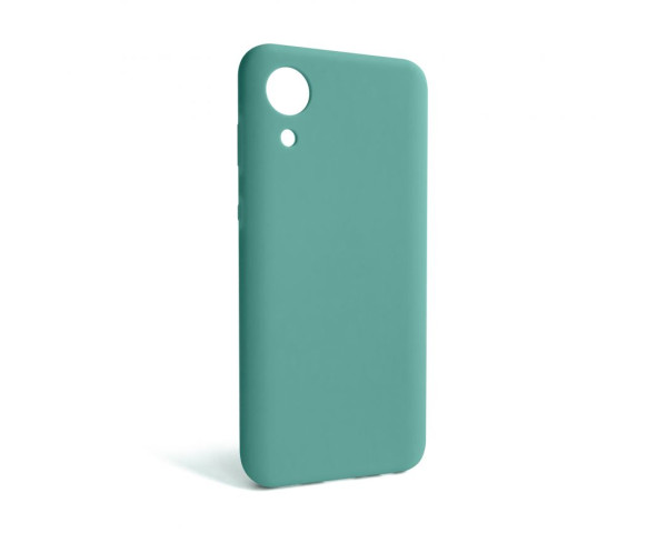 Чехол Full Silicone Case для Samsung Galaxy A03 Core/A032 (2021) turquoise (17) (без логотипа)