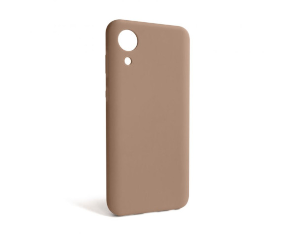 Чехол Full Silicone Case для Samsung Galaxy A03 Core/A032 (2021) nude (19) (без логотипа)