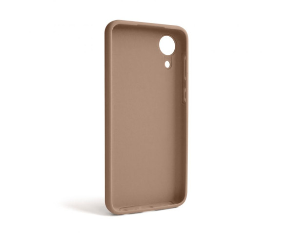 Чехол Full Silicone Case для Samsung Galaxy A03 Core/A032 (2021) nude (19) (без логотипа)