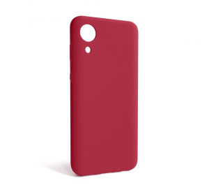 Чохол Full Silicone Case для Samsung Galaxy A03 Core/A032 (2021) fluorescent rose (37) (без логотипу)