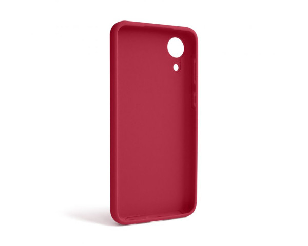 Чехол Full Silicone Case для Samsung Galaxy A03 Core/A032 (2021) fluorescent rose (37) (без логотипа)