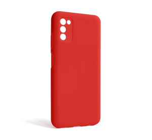 Чохол Full Silicone Case для Samsung Galaxy A03s/A037 (2021) red (14) (без логотипу)