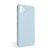 Чeхол Full Silicone Case для Samsung Galaxy A04/A045 (2022) light blue (05) (без логотипа)