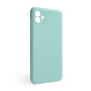 Чeхол Full Silicone Case для Samsung Galaxy A04/A045 (2022) turquoise (17) (без логотипа)