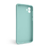 Чeхол Full Silicone Case для Samsung Galaxy A04/A045 (2022) turquoise (17) (без логотипа)