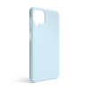 Чохол Full Silicone Case для Samsung Galaxy A12/A125 (2020), А12/А127 (2021) light blue (05) (без логотипу)